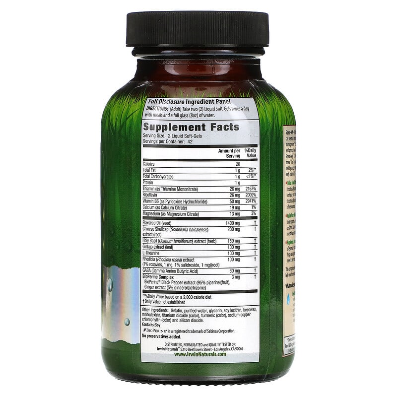 Irwin Naturals Stress-Defy  84 sgels