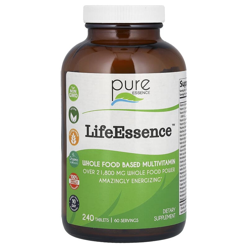 Pure Essence LifeEssence - Multivitamin & Mineral Supplement  240 tabs