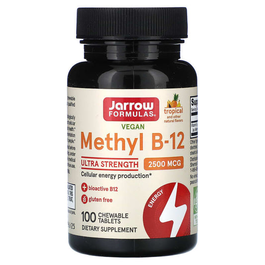 Jarrow Methyl B-12 (2500mcg) Tropical 100 lzngs