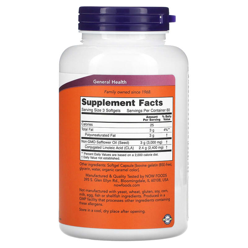 Now CLA (800mg)  180 sgels