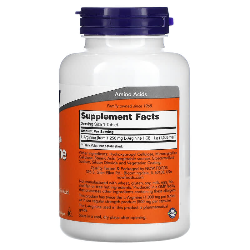 Now L-Arginine (1000mg)  120 tabs