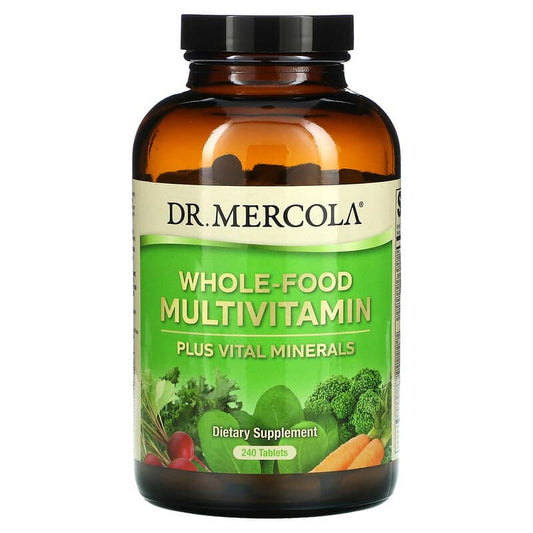 Dr. Mercola Whole-Food Multivitamin plus Vital Minerals  240 tabs