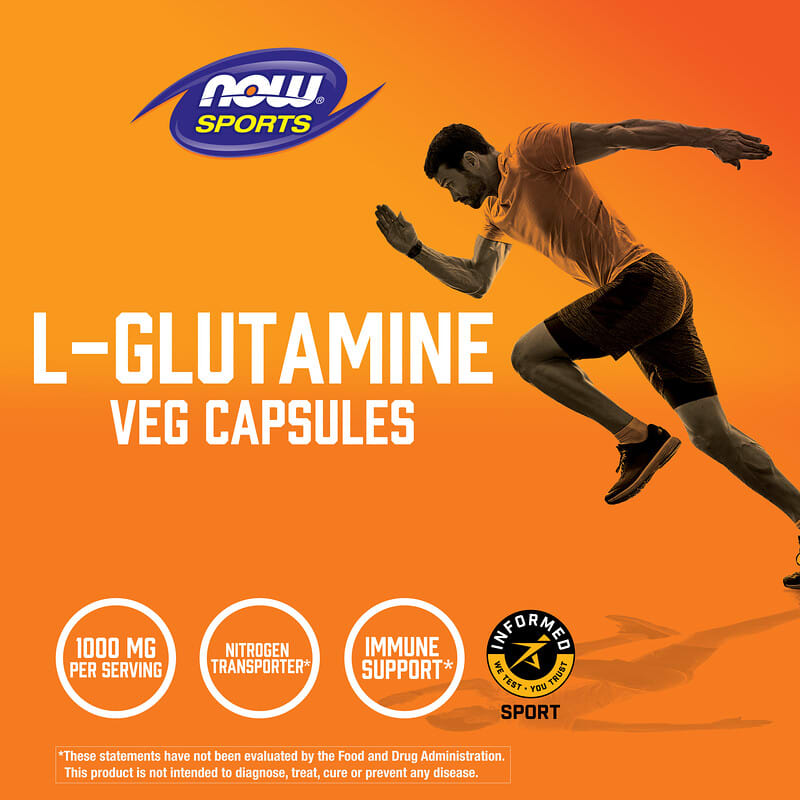 Now L-Glutamine (1000mg)  240 caps