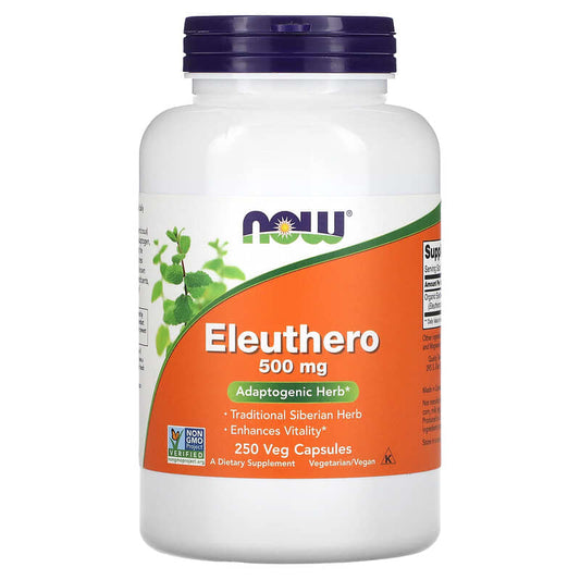 Now Eleuthero (500mg)  250 vcaps