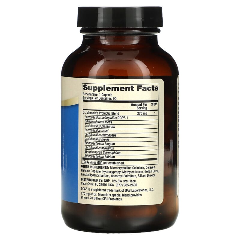 Dr. Mercola Complete Probiotics (70 Billion CFU)  90 caps