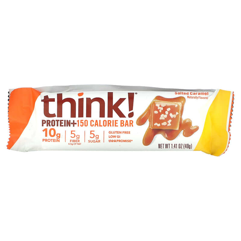 Think Thin Protein+ 150 Calorie Bar Salted Caramel 10 bars
