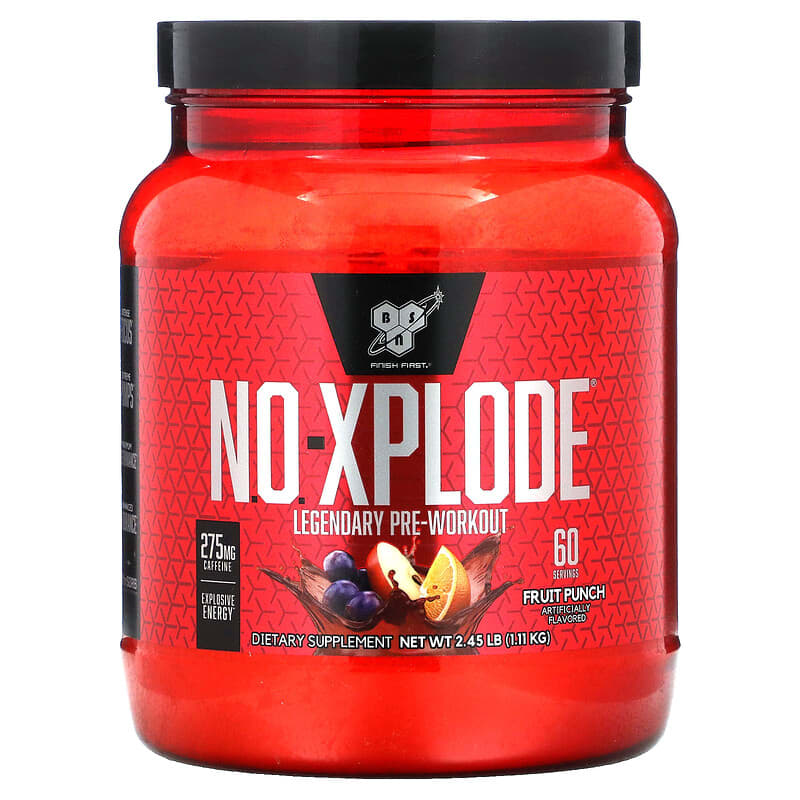 BSN NO-Xplode Pre Workout Igniter Fruit Punch 2.45 lbs