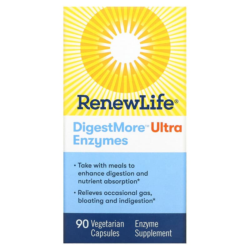 Renew Life DigestMore Ultra Enzymes  90 vcaps
