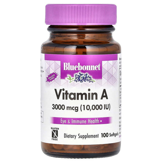 Bluebonnet Vitamin A (10000IU)  100 sgels