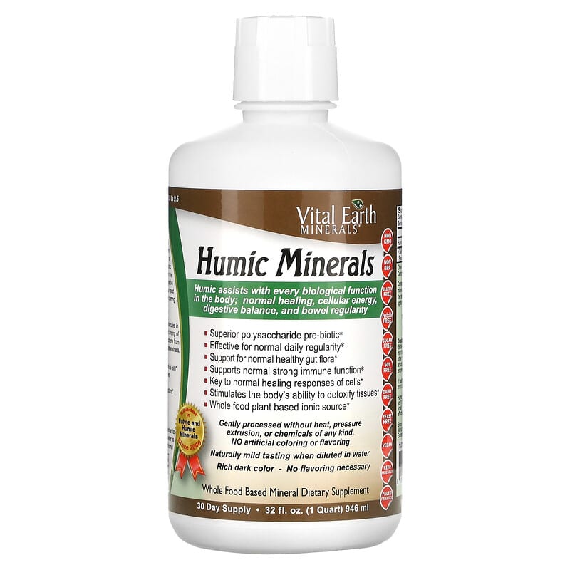 Vital Earth Minerals Humic Minerals Liquid  32 fl.oz
