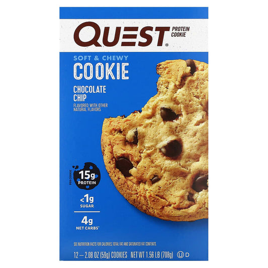 Quest Nutrition Quest Protein Cookie Chocolate Chip 12 pack