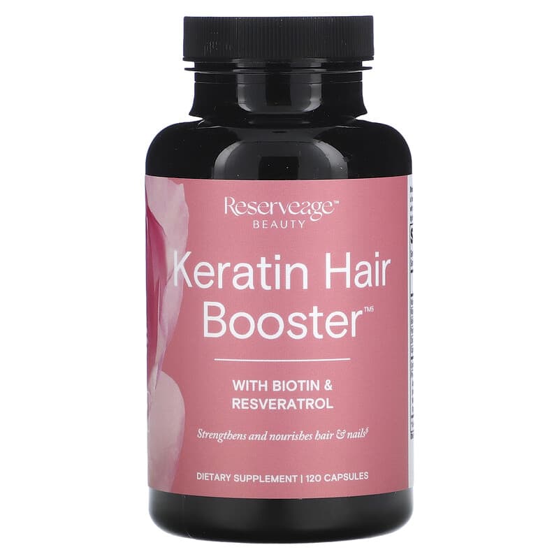 Reserveage Organics Keratin Hair Booster  120 caps