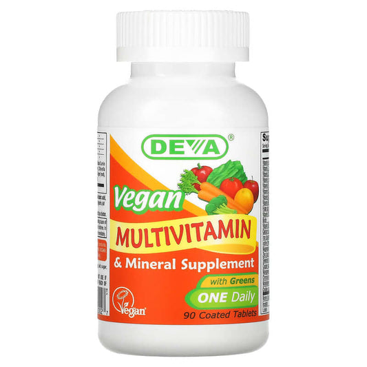 Deva Nutrition Vegan Multivitamin & Mineral Supplement  90 tabs