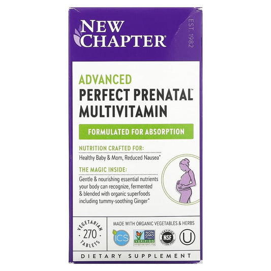 New Chapter Perfect Prenatal Multivitamin  270 tabs