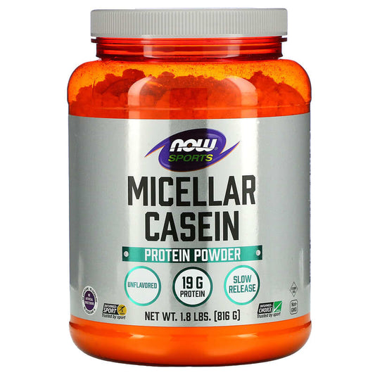 Now Micellar Casein Unflavored 1.8 lbs