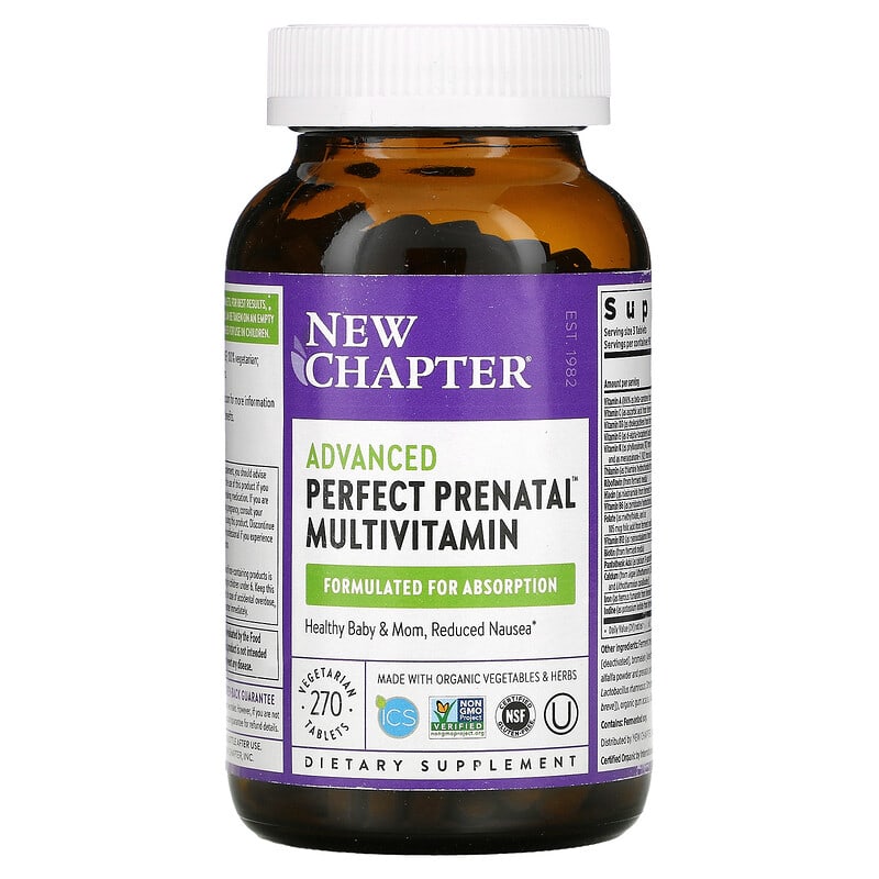 New Chapter Perfect Prenatal Multivitamin  270 tabs