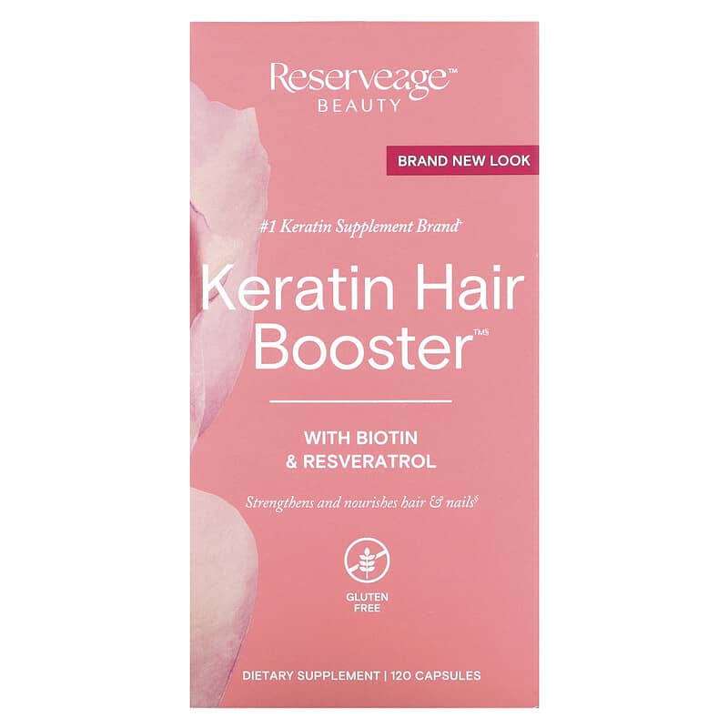 Reserveage Organics Keratin Hair Booster  120 caps