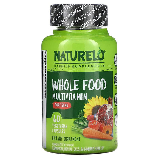Naturelo Whole Food Multivitamin For Teens  60 vcaps