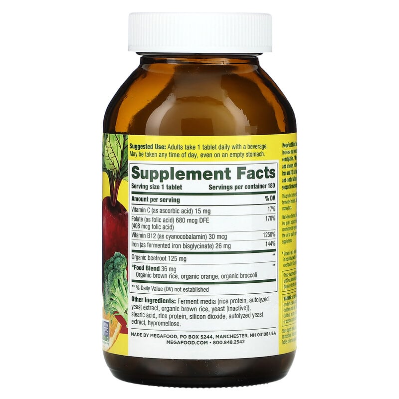 Megafood Blood Builder  180 tabs