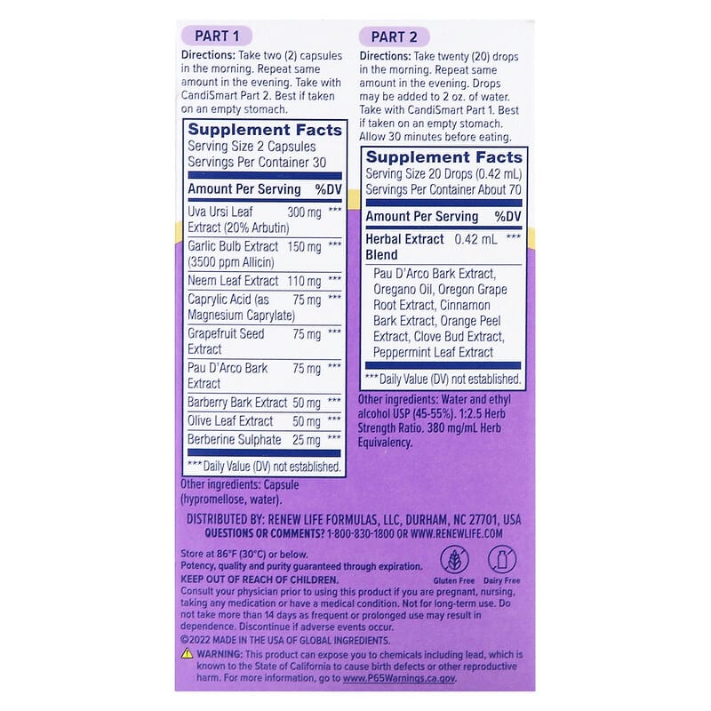 Renew Life CANDISmart  1 unit