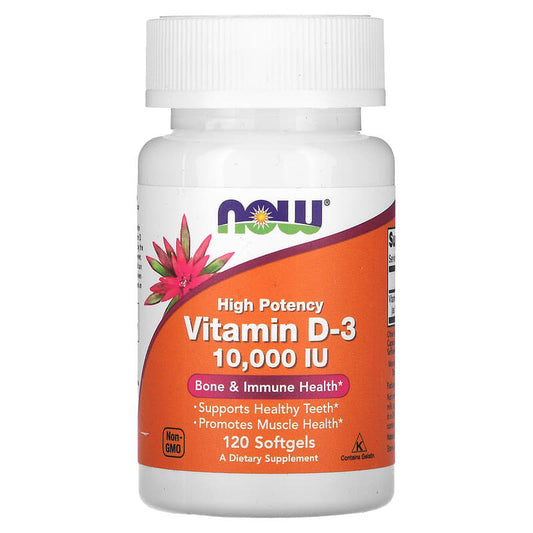 Now Vitamin D-3 (10,000IU)  120 sgels