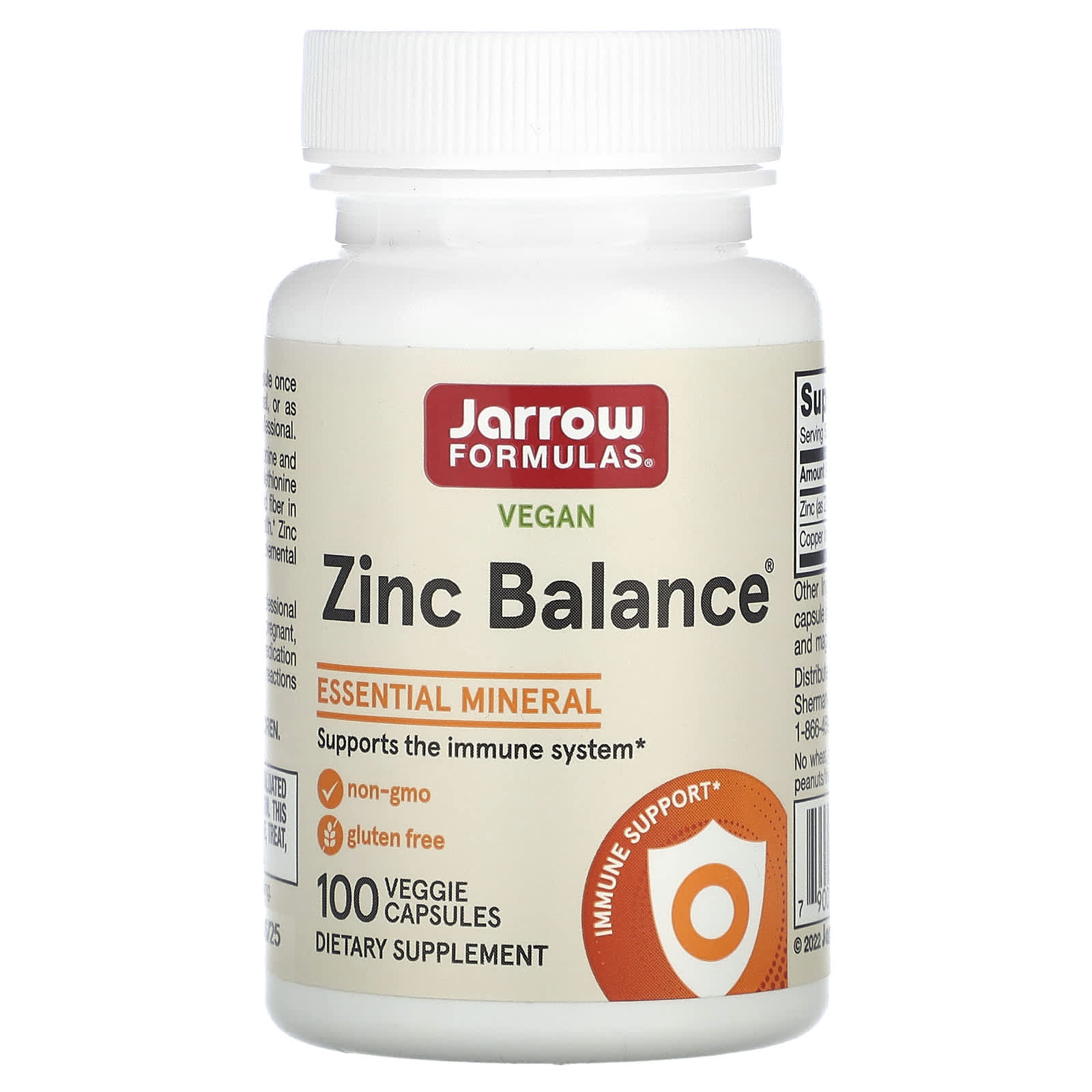 Jarrow Zinc Balance  100 caps