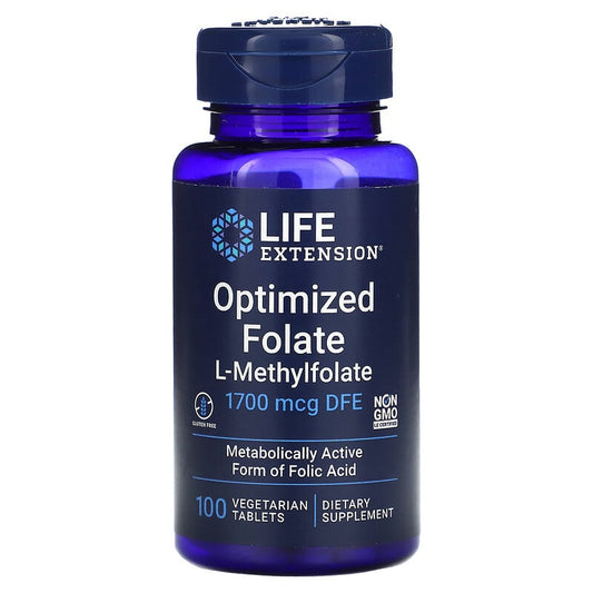 Life Extension Optimized Folate (1000mcg)  100 tabs