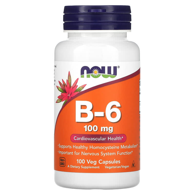 Now B-6 (100mg)  100 caps