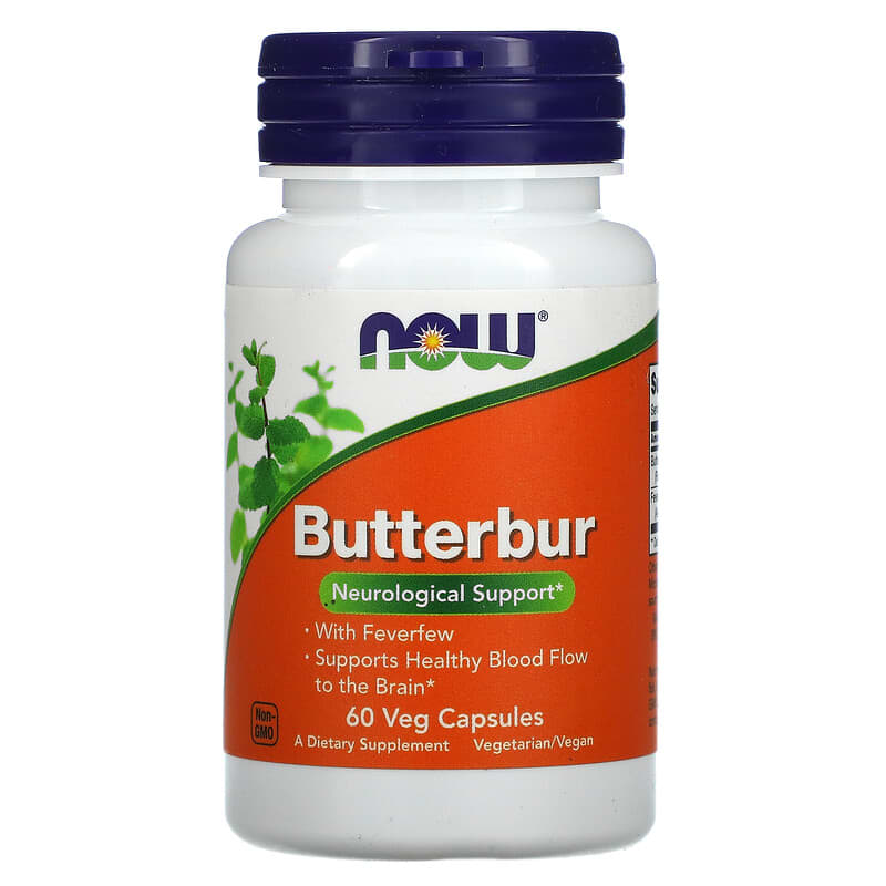 Now Butterbur  60 vcaps