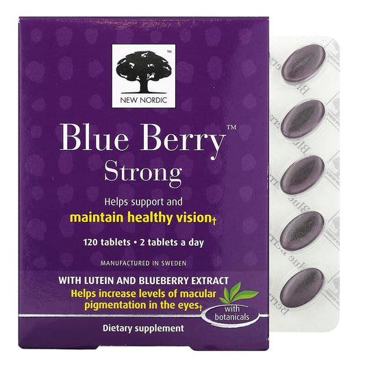 New Nordic Blue Berry Strong  120 tabs