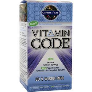 Garden Of Life Vitamin Code - 50 & Wiser Men  120 vcaps