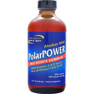 North American Herb & Spice PolarPower Liquid - Wild Sockeye Salmon Oil  8 fl.oz