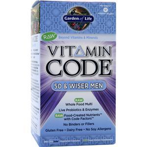 Garden Of Life Vitamin Code - 50 & Wiser Men  240 vcaps