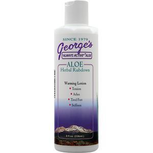 Warren Laboratories George's Aloe Herbal Rubdown  8 fl.oz