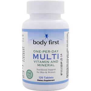 Body First One-Per-Day Multi - Vitamin and Mineral  120 tabs