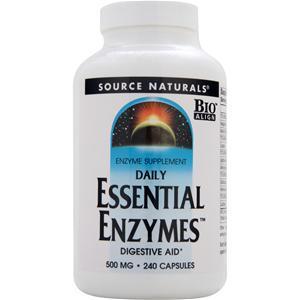 Source Naturals Daily Essential Enzymes (500mg)  240 caps
