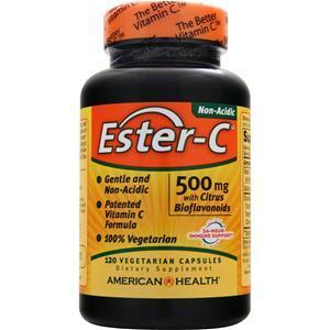 American Health Ester-C with Citrus Bioflavonoids Vegetarian (500mg)  120 vcaps