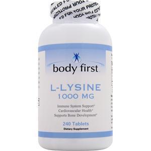 Body First L-Lysine (1000mg)  240 tabs