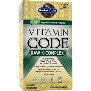 Garden Of Life Vitamin Code - Raw K-Complex  60 vcaps