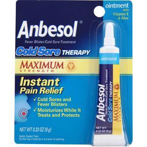 Anbesol Cold Sore Therapy - Maximum Strength  0.33 oz