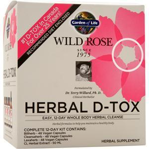 Garden Of Life Wild Rose Herbal D-Tox  12 days