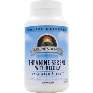 Source Naturals Theanine Serene with Relora  120 tabs