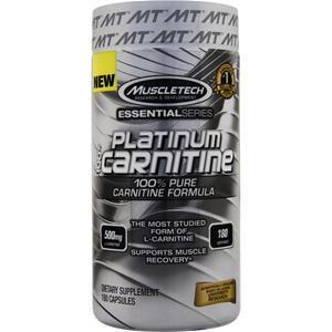 Muscletech Essential Series - Platinum 100% Carnitine  180 caps