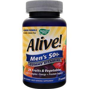 Nature's Way Alive! Men's 50+ Gummy Vitamins  75 gummy