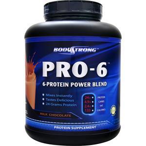 BodyStrong Pro-6 Protein Power Blend Milk Chocolate 5 lbs