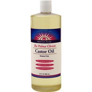 Heritage Products The Palma Christi Castor Oil  32 fl.oz