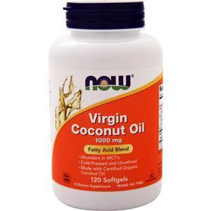 Now Virgin Coconut Oil (1000mg)  120 sgels