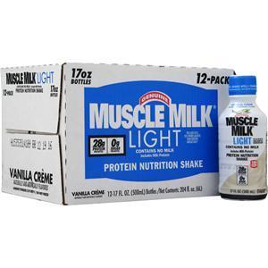 Cytosport Muscle Milk Light RTD Vanilla Creme (17 fl oz) 12 bttls