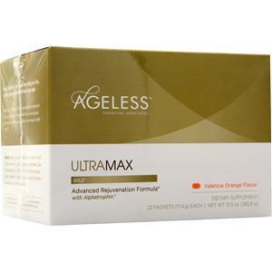 Ageless Foundation Laboratories UltraMax Gold Powder Valencia Orange 22 pckts