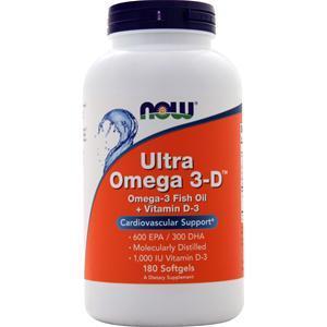 Now Ultra Omega 3-D  180 sgels